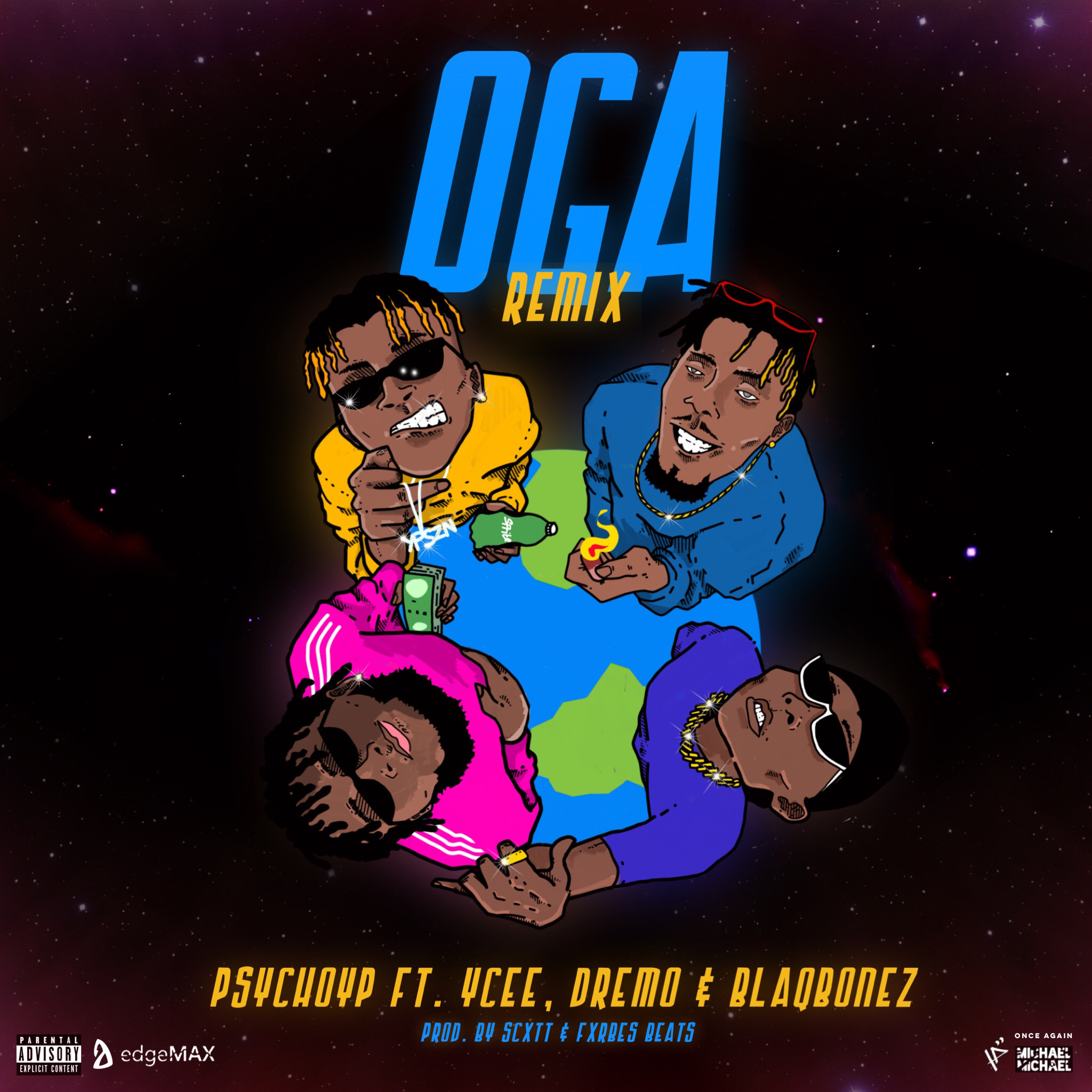 Psychoyp – Oga (Remix) Ft. Ycee, Dremo & Blaqbonez
